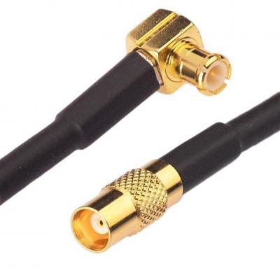 MCX Male turn female High frequency turn cable Right Angle elbow RG316 RF cable Extension feeder revolution female