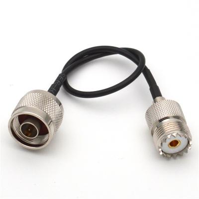 N MALE - UHF FEMALE RG174 CABLE