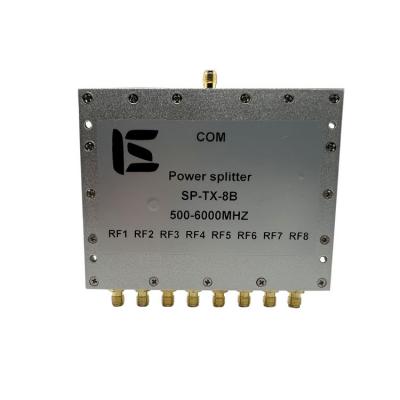 0.5-6GHz SMA 8 way RF Splitter Power Divider 500-6000Mhz 50ohm