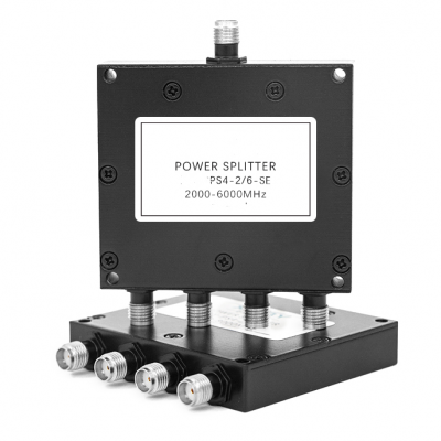 2-6Ghz SMA 4 way RF Splitter Combiner Power Divider 50ohm