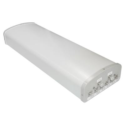 Eight-port long plate-shaped directional antenna